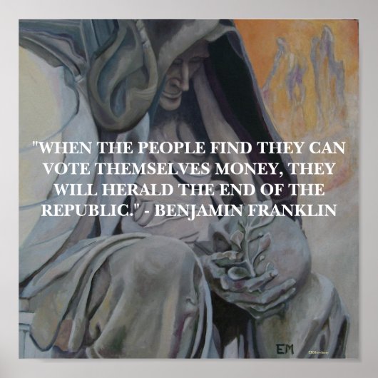 BENJAMIN FRANKLIN – ポスター (正面)