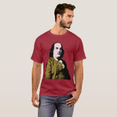 Benjamin Franklin Pop Art Style Tシャツ (正面フル)