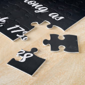 Benjamin Franklin Quote -Customize ジグソーパズル (側面)