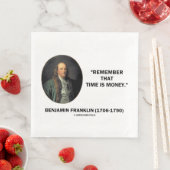 Benjamin Franklin Remember Time Is Money Quote (インサイチュ)