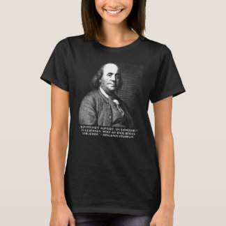 Benjamin Franklin Zitat – ドイツ語フリー思想家 Tシャツ