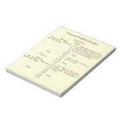 Benjamin Franklin's Scheduleプランナーメモ帳 ノートパッド (回転)