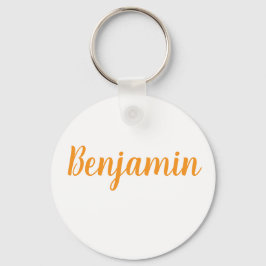 Benjamin name Metal ring keychain キーホルダー