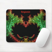 BENJAMIN to Zany Hot Red、Yellow、Black、Green マウスパッド (マウス)