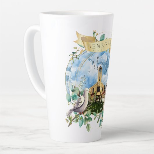 Benkovac カフェラテマグ (左アングル)