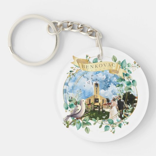 Benkovac キーホルダー (正面)