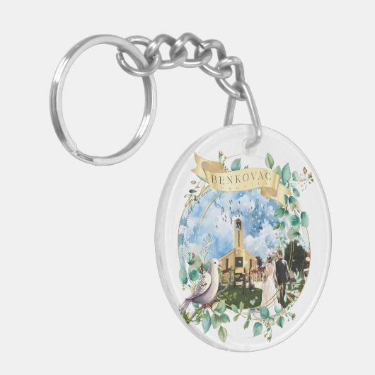 Benkovac キーホルダー (正面左)