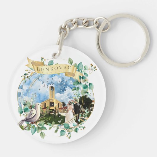 Benkovac キーホルダー (裏面)