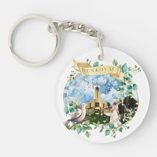 Benkovac キーホルダー (正面)