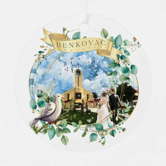 Benkovac メタルオーナメント (正面)