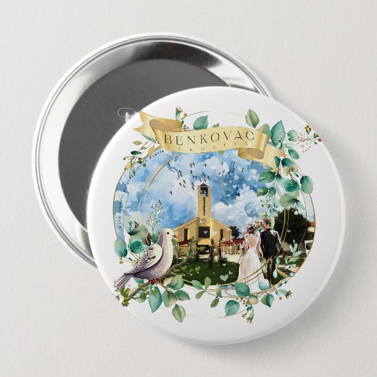 Benkovac 缶バッジ (正面&裏面)