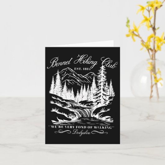 Bennet Hiking Club  カード (黄色い花)