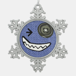 Bennettron Sherkの雪片のクリスマスのオーナメント スノーフレークピューターオーナメント