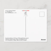 Benning, Mdでオートレース ポストカード (裏面)