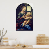 Benois Madonna by Leonardo di ser Piero da Vinci ポスター (キッチン)