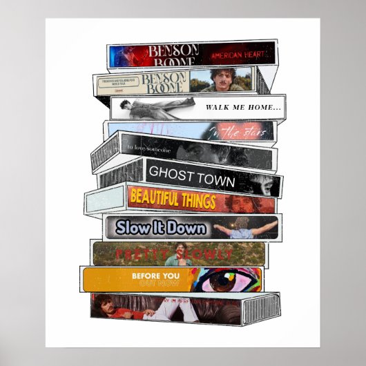 Benson Boone Cassette Tape ポスター (正面)