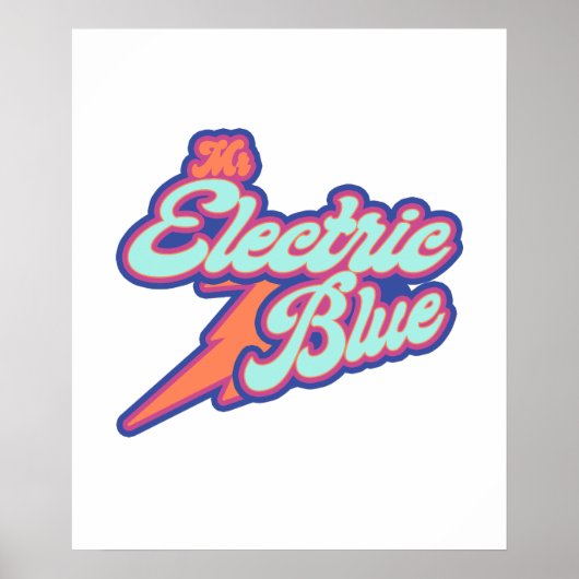 Benson Boone Mr. Electric Blu ポスター (正面)