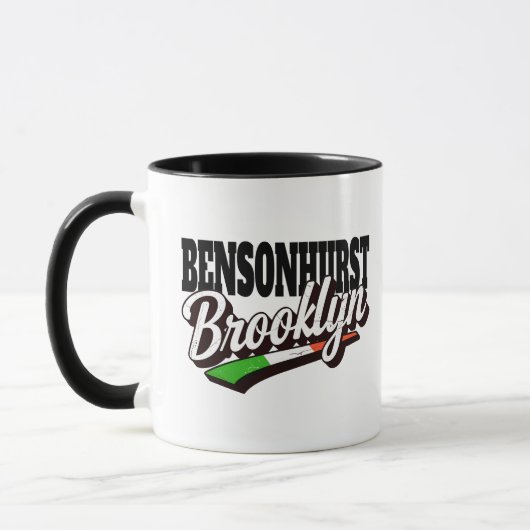 Bensonhurst Brooklyn  マグカップ (左)