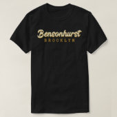 Bensonhurst  Cool Retro Brooklyn NYC  Tシャツ (デザイン正面)