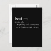 BENT （定義） ポストカード (正面/裏面)