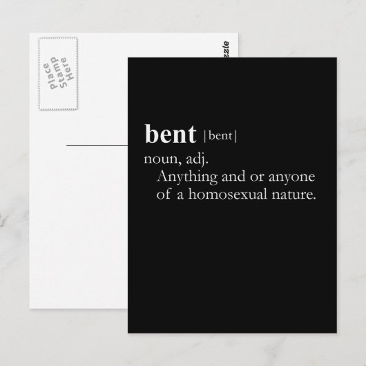 BENT （定義） ポストカード (正面/裏面)