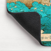 Benten Pond at Shiba Kawase Hasui japanese scenery マウスパッド (コーナー)