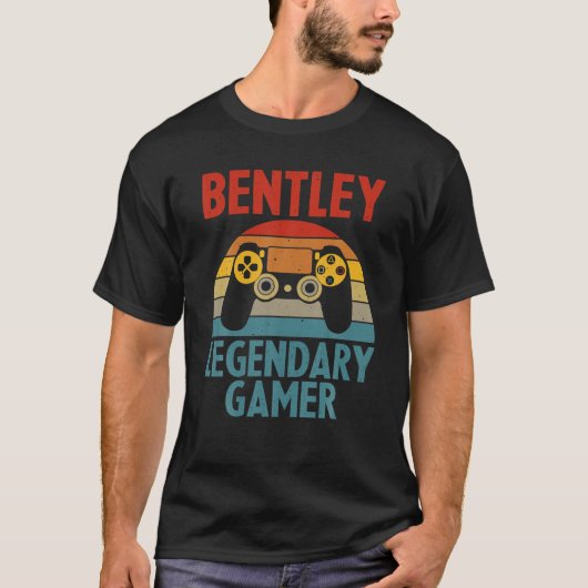 BENTLEYギフト名ゲパーソナライズされたームおもしろいギークB Tシャツ (正面)