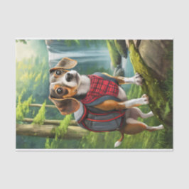 Bentley Exercises、Beagle Hiking in自然 薄葉紙