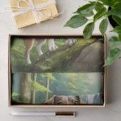 Bentley Exercises、Beagle Hiking in自然 薄葉紙 (ギフト)