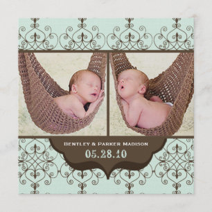 Bentley James BIrthのお知らせ 案内状