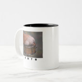 Bentoのコップ両側の芸術! ツートーンマグカップ (正面左)