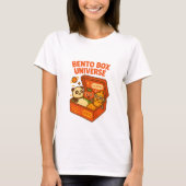 Bento Box Squad – Japanese Food Doodle Sticker Tシャツ (正面)