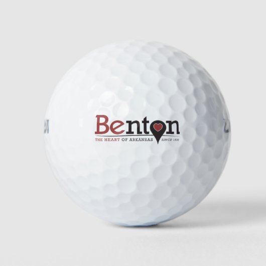 BENTON ARKANSAS マグネット ゴルフボール (正面)