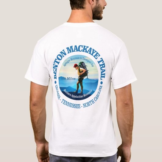 Benton MacKaye Trail （ハイカーC） Tシャツ (裏面)