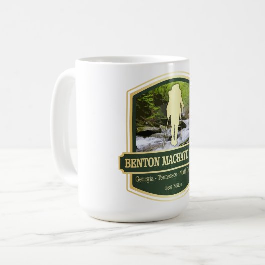 Benton MacKaye Trail (B) コーヒーマグカップ (正面左)