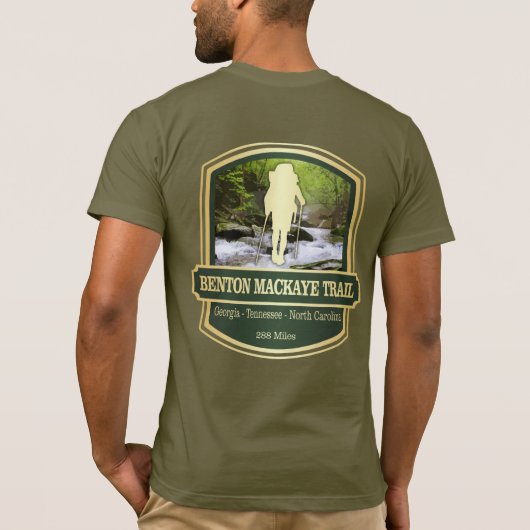 Benton MacKaye Trail (B) Tシャツ (裏面)