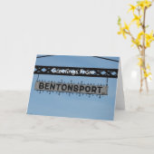 Bentonsportからの挨拶 カード (黄色い花)