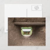 Bent's Old Fortからのカバーワゴンのビュー ポストカード (正面/裏面)