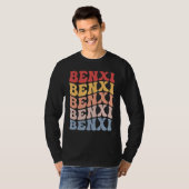 Benxi City Groovy Retro Tシャツ (正面フル)