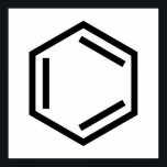 BENZENE RING SYMBOL ポスター<br><div class="desc">BENZENE RING SYMBOL

Globe Trotters specialises in idiosyncratic imagery from around the globe. Here you will find unique Greeting Cards,  Postcards,  Posters,  Mousepads and more.</div>