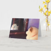 BENZI- heARTdog chowカード カード (黄色い花)