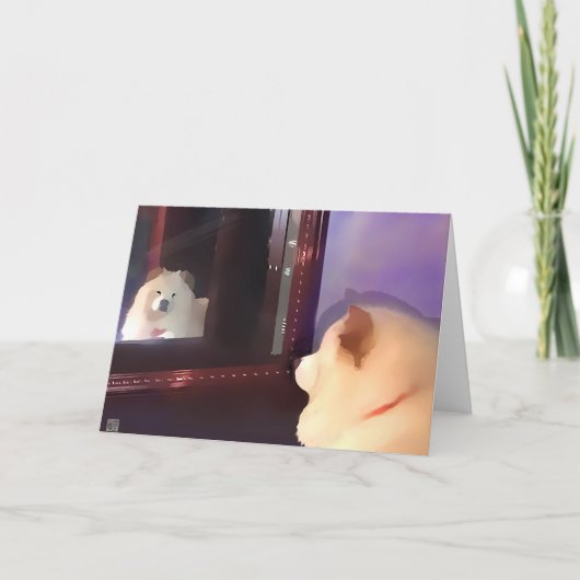 BENZI- heARTdog chowカード カード (正面)