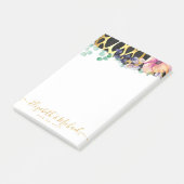 BEORGANED私たちのラブストーリーLeopardプリント金ゴールド ポストイット (アングル)