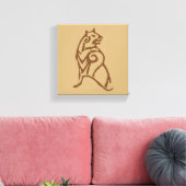 BEORN™ベアシンボル キャンバスプリント (インサイチュ (リビング))