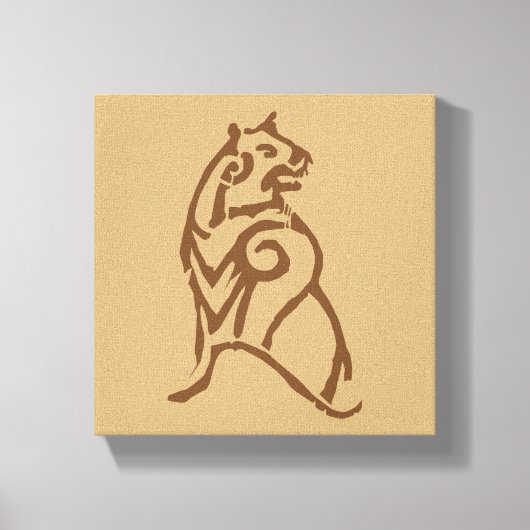 BEORN™ベアシンボル キャンバスプリント (正面)