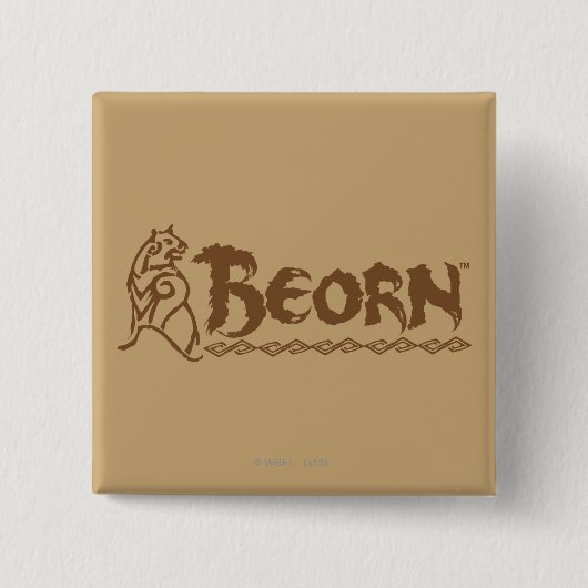 BEORN™ベアネーム 缶バッジ (正面)