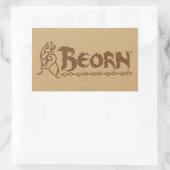 BEORN™ベアネーム 長方形シール (バッグ)