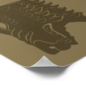 BEORN™ベアヘッドシンボル ポスター (角)