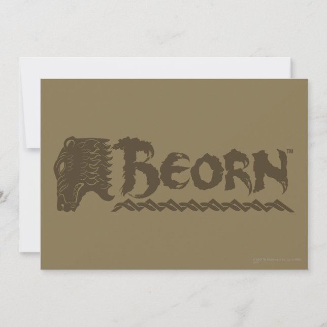 BEORN™ベアヘッド名 (正面)