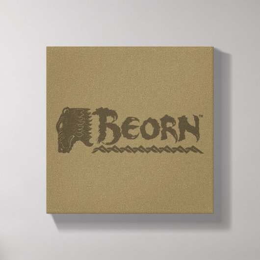 BEORN™ベアヘッド名 キャンバスプリント (正面)
